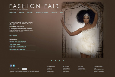 Fashion Fair Cosmetics Unveils a Fresh Face for Fashionfair.com