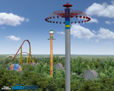Kings Dominion will Soar to New Heights and Roar Back in Time with Two New Attractions for 2012