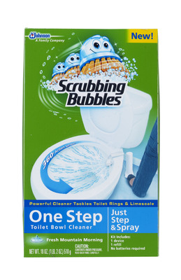 Take Steps Now for Peace of Mind Later with Scrubbing Bubbles® One Step Toilet Bowl Cleaner
