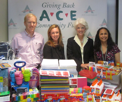 ACE Cash Express Donates School Supplies to Genesis Women's Shelter