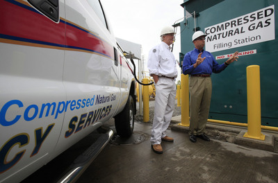 McClendon and Surma Commission CNG Station at U. S. Steel Mon Valley Works