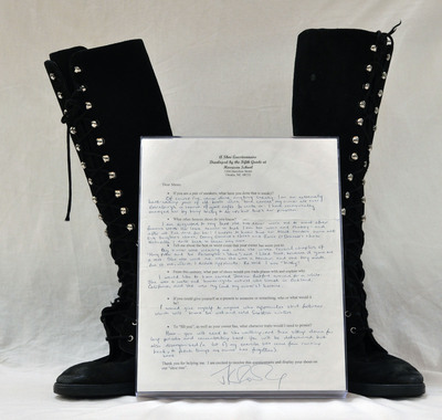 Boots Worn by J.K. Rowling During the Writing of "Harry Potter and the Philosopher's Stone" to Cross the Block on Proxibid
