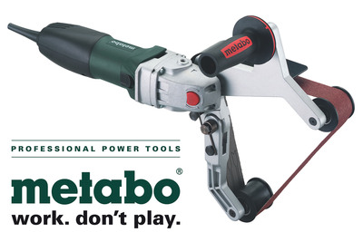 Metabo's New Pipe and Tube Belt Sander Ideal for Burnishing, Finishing and Reconditioning