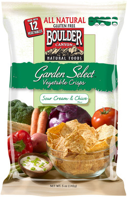Boulder Canyon™ Introduces Garden Select™ Vegetable Crisps With Better-For-You Snack Appeal