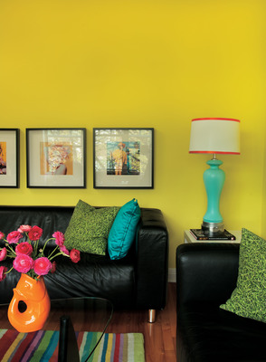 PPG Pittsburgh Paints® Forecasts Red, Purple, Blue and Yellow for Home Decor in 2012-2013