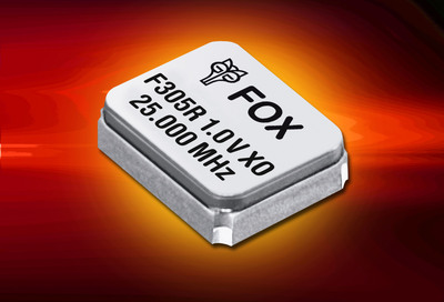 Fox Offers 1-volt Oscillators with Low Current Consumption in New Compact Package Size