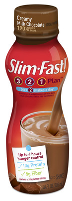 Slim-Fast® Introduces Its Best Tasting Shakes Ever in New On-the-Go Bottles in Time for Diet Season