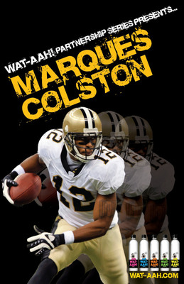 Marques Colston, Wide Receiver for the New Orleans Saints Joins WAT-AAH! to Fight Obesity and Encourage Healthy Lifestyles Among Kids!
