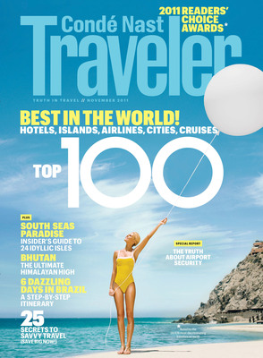 Conde Nast Traveler Announces the Winners of Its 24th Annual Readers' Choice Awards
