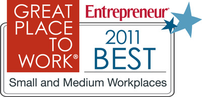 Announcing the Great Place to Work® Rankings: 2011 Best Small &amp; Medium Workplaces Presented by Entrepreneur®