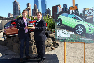 All-New 2012 Range Rover Evoque Named Motor Trend 2012 Sport/Utility of The Year