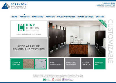 Scranton Products Introduces Easy to Navigate, Color-Rich Web Site