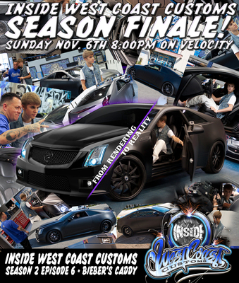 Renowned Custom Car Builders West Coast Customs End Season Two of Their Hit Show Inside West Coast Customs with Special Guest Justin Bieber in "Bieber's Caddy"