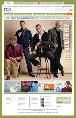 Casual Male Retail Group, Inc. Launches DestinationXL.com: A New One-Stop Shop for Big &amp; Tall Shoppers