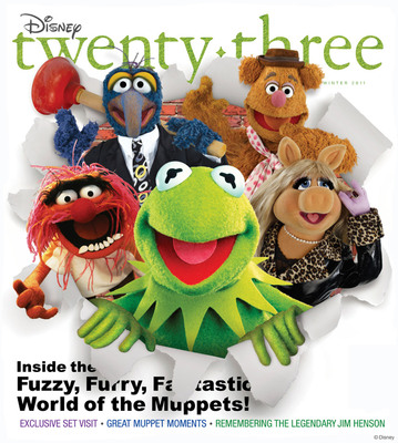 Disney twenty-three Magazine Goes Behind the Scenes with Stars of The Muppets