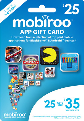 Make it an 'Appy Holiday Season With a Mobiroo Gift Card Now Available in the United States