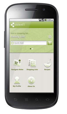 aisle411 Now Available for Android Powered Devices with New Features to Save Shoppers Time and Stress