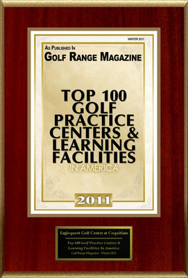 Eaglequest Golf Center at Coyote Creek Selected For "Top 100 Golf Practice Centers And Learning Facilities In America"
