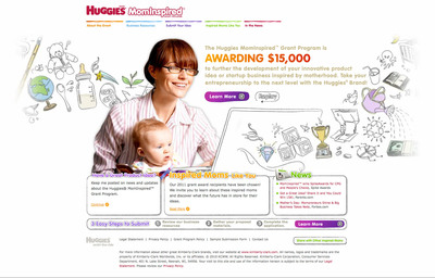 Huggies® Awards Second Annual MomInspired(TM) Grants to Nine Mom Product Inventors