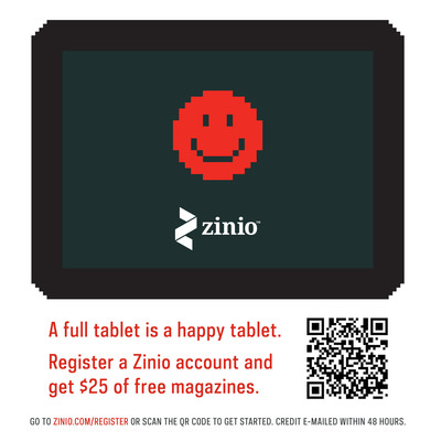 Zinio Gives Consumers $25 of Free Digital Magazines to Celebrate Opening of Grand Central Terminal Apple Store
