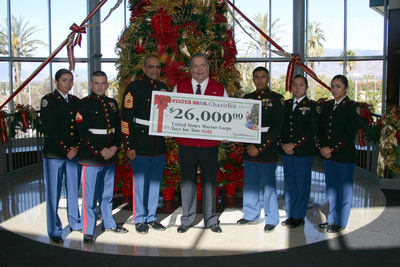 United States Marine Corps Reserve Toys for Tots Receives Gift From Stater Bros. Charities