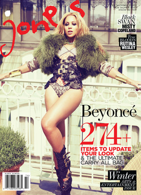 Beyonce Covers Jones Magazine's 1st Annual Winter 2011 Arts &amp; Entertainment Issue