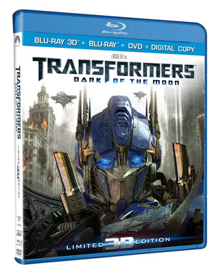 The Biggest Transformers Movie Yet - Transformers: Dark of the Moon - Arrives in an Ultimate Blu-ray 3D™, Blu-ray™ and DVD Combo Pack on January 31, 2012 With Nearly Four Hours of Explosive Bonus Features
