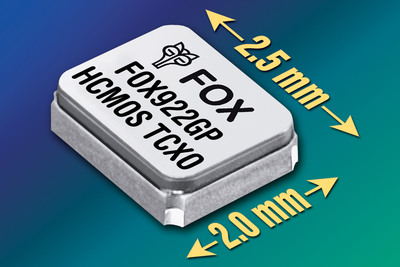 Fox TCXOs Now Available in Smaller Form Factor for GPS Applications
