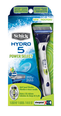 Schick Hydro® to Unveil World's First Custom Power Wet Shave Razor at International Consumer Electronics Show