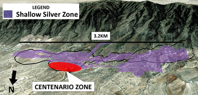 Silver Bull Intersects 51.8G/T Silver Over 109.4 Meters to Further Extend the New "Centenario" Discovery at the Sierra Mojada Project, Coahuila, Mexico.