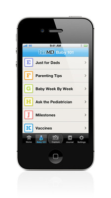 WebMD Launches WebMD Baby App for iPhone and iPod touch