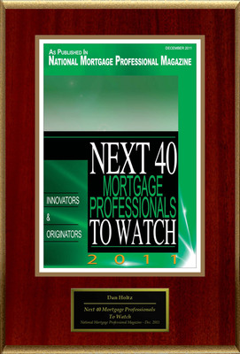 Sovereign Lending Group Incorporated Selected For "Next 40 Mortgage Professionals To Watch"