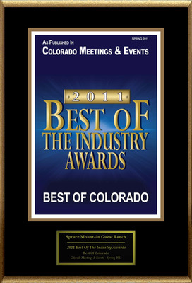 Spruce Mountain Guest Ranch Selected For "2011 Best Of The Industry Awards"