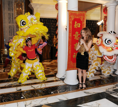 Celine Dion Hosts Grand Opening of Octavius Tower at Caesars Palace with Lunar New Year Celebration, Jan. 22