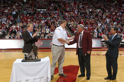 University of Alabama's Barrett Jones Receives 2011 National ARA Sportsmanship Award by Former Crimson Tide Coach Gene Stallings