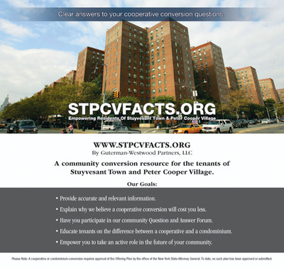 Guterman Westwood Partners LLC Launches Educational Website for Tenants of Stuyvesant Town &amp; Peter Cooper Village