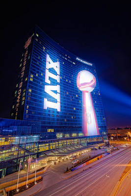 JW Marriott Indianapolis Leaves its Mark on Skyline for "The Big Game"
