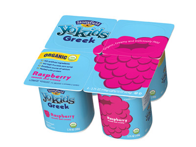 Stonyfield Launches YoKids Greek -- First Organic Greek Yogurt Specially Crafted for Kids Has Great Taste and Packs More Protein