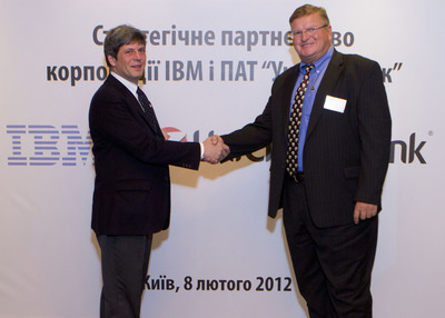 IBM and PJSC Ukrsotsbank Ukraine Sign 10-year Services Agreement