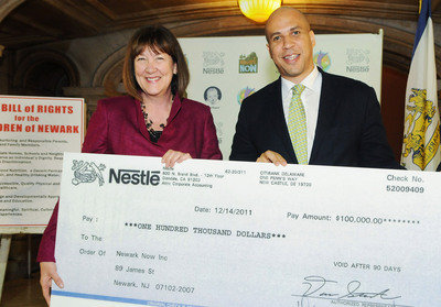Mayor Cory A. Booker and Let's Move! Newark Announce Innovative Program With Nestle and Newark Now