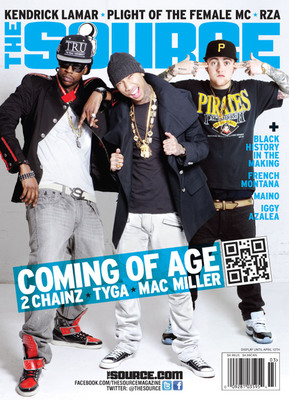 The Source Magazine Presents 2 Chainz, Tyga &amp; Mac Miller A "Coming Of Age" Cover Story