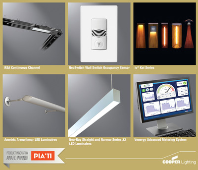 Six Cooper Lighting and Cooper Controls Products Honored in Architectural Products Inaugural Product Innovation Awards