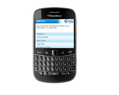 Globe Telecom Launches GCASH App for BlackBerry Smartphones