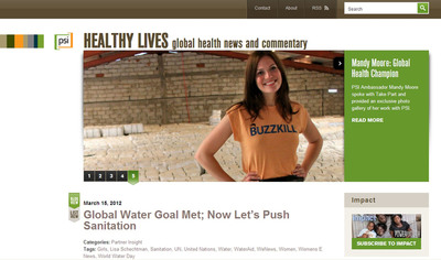PSI's Healthy Lives Wins PR News Best Non-Profit Blog Award