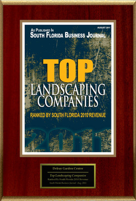 Delray Garden Center Selected For "Top Landscaping Companies"