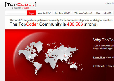 TopCoder Celebrates 400,000 Members as Payments Top $36 Million