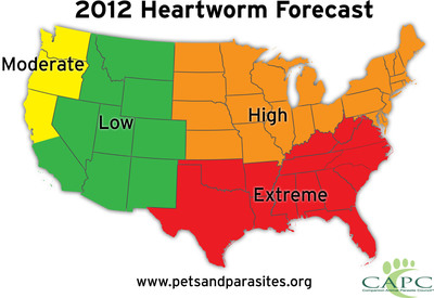Leading Nonprofit Authority on Parasites Issues First-Ever Heartworm Forecast