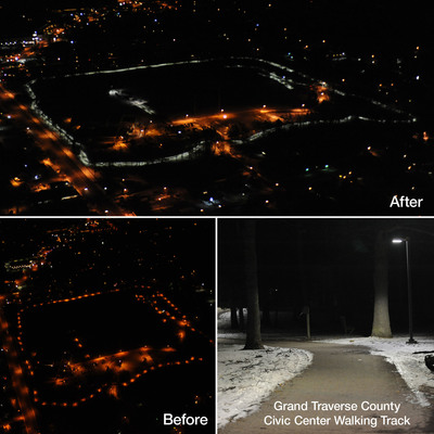 Cooper Lighting's LED Solutions Shine a Light on Cost Savings at Grand Traverse County Civic Center Walking Track