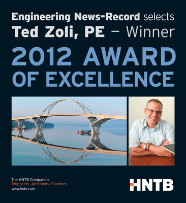 Theodore P. Zoli receives ENR's 2012 Award of Excellence