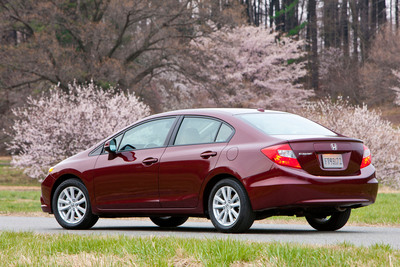 2012 Honda Civic Named One of the 10 Best Green Cars of 2012 by Kelley Blue Book's kbb.com